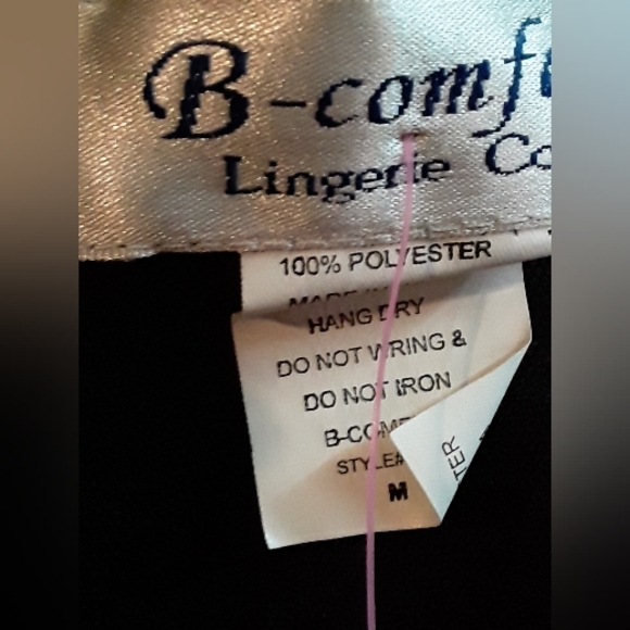 New black B-comfee lingerie Medium 2 piece set - Picture 2 of 13